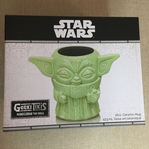 Star Wars Mandalorian Baby Yoda Disney Tiki Mug